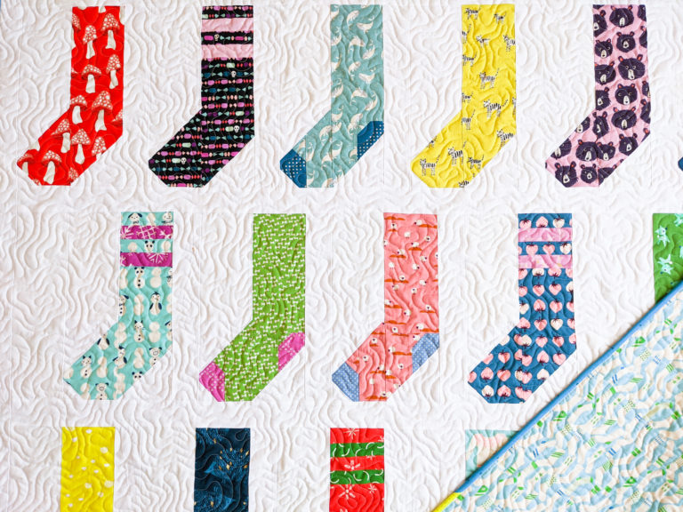 The Sock QuiltNew Pattern + Sew Along Center Street Quilts